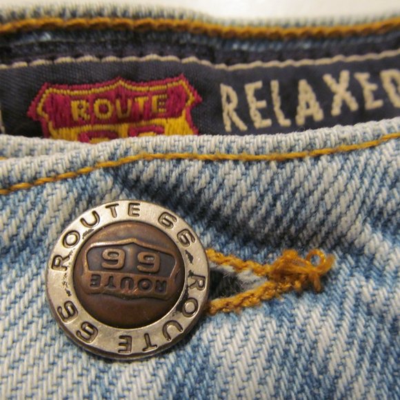 Vintage 80s 90s Route 66 Womens Jeans Light Wash Size 18 18W (35 x 30) - Picture 7 of 12